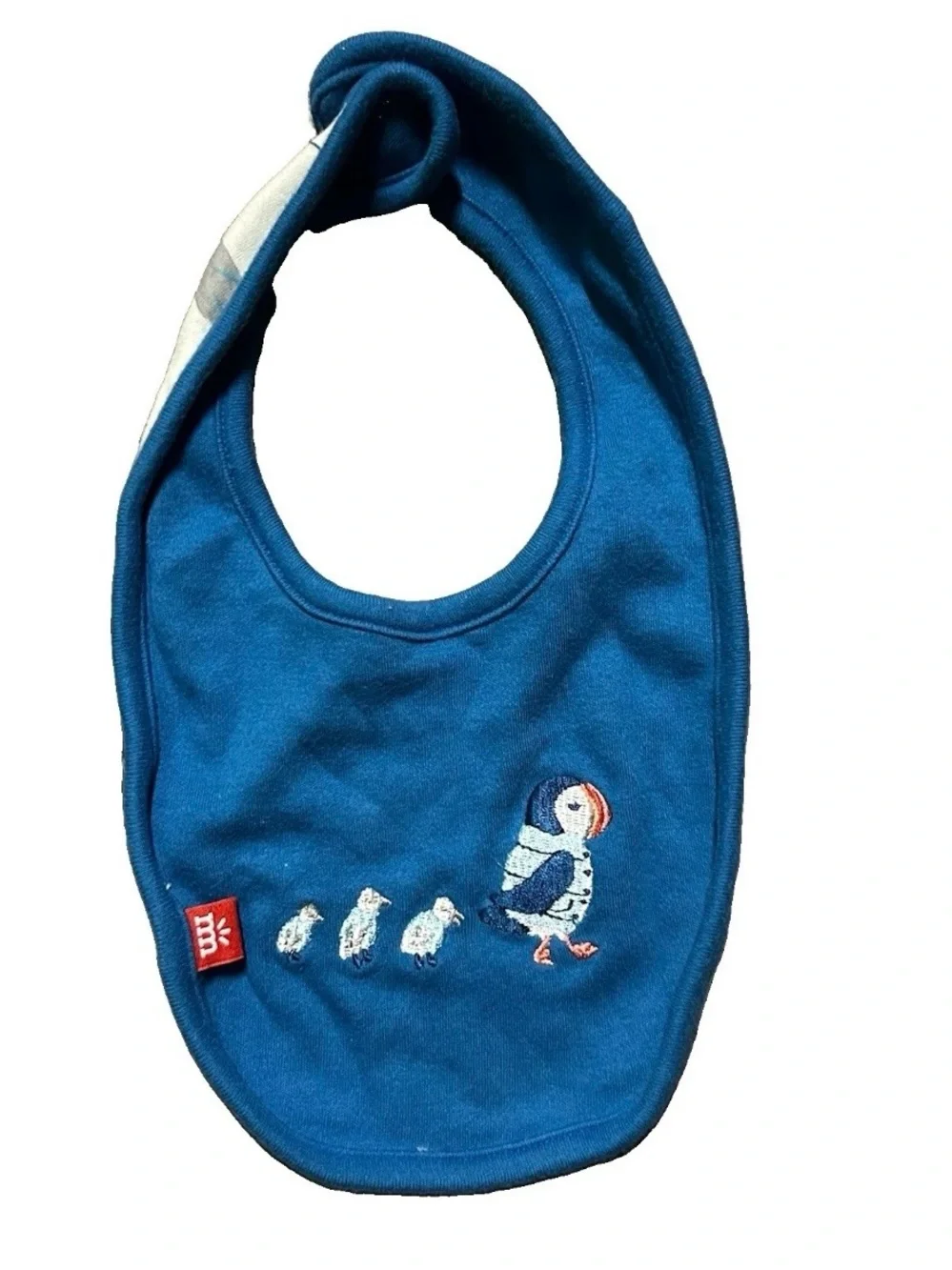 Baby Magnetic Me Bib Puffin Penguin